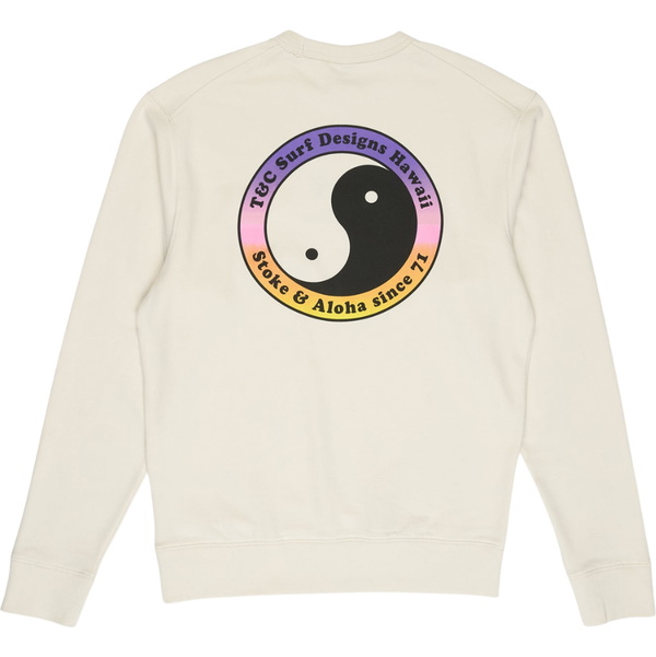 2026 T & C Surf Designs Mens YY 71 Pocket Crew Sweat TM7CF - Vintage White